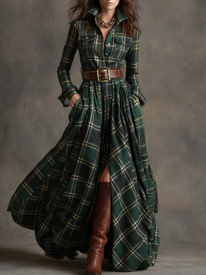 Harriet - Belted Shirt Dress