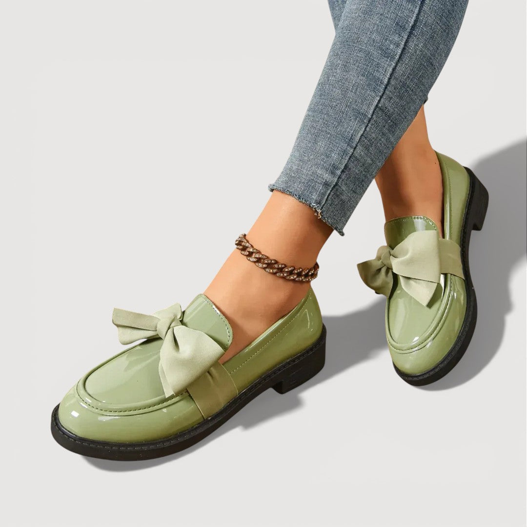MAERYL - BOW DETAIL LOAFERS