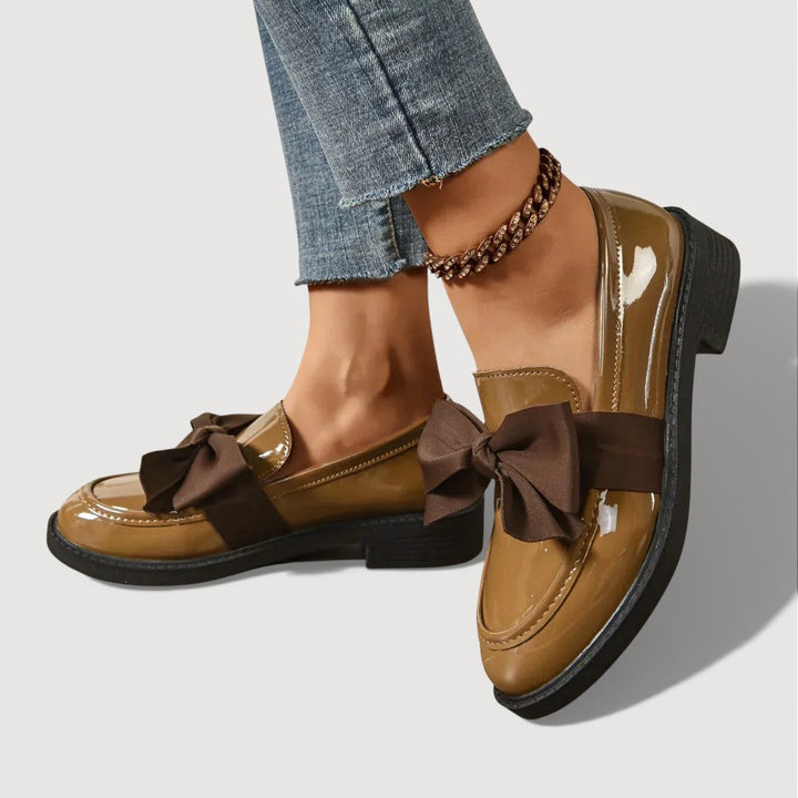 MAERYL - BOW DETAIL LOAFERS