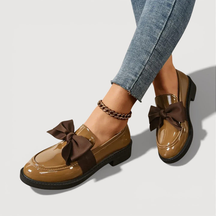 MAERYL - BOW DETAIL LOAFERS
