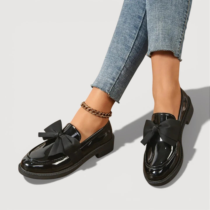 MAERYL - BOW DETAIL LOAFERS