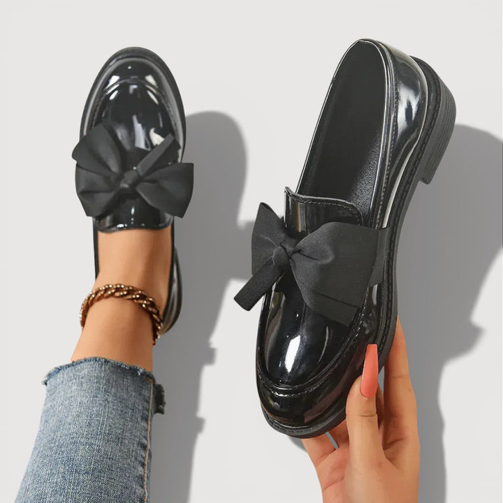 MAERYL - BOW DETAIL LOAFERS