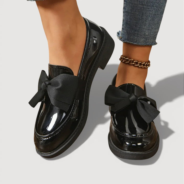 MAERYL - BOW DETAIL LOAFERS