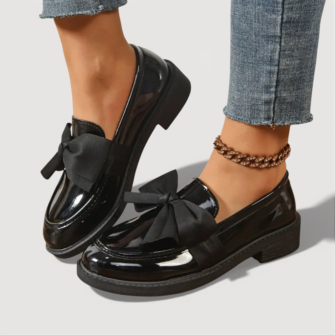 MAERYL - BOW DETAIL LOAFERS