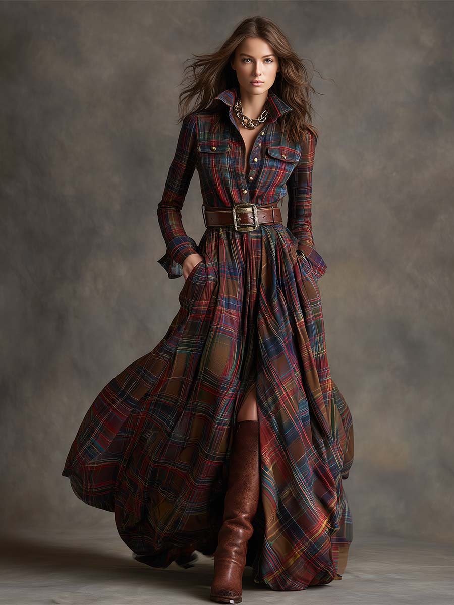 Harriet - Belted Shirt Dress