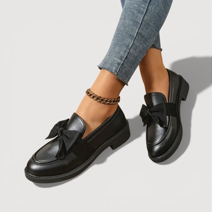 MAERYL - BOW DETAIL LOAFERS