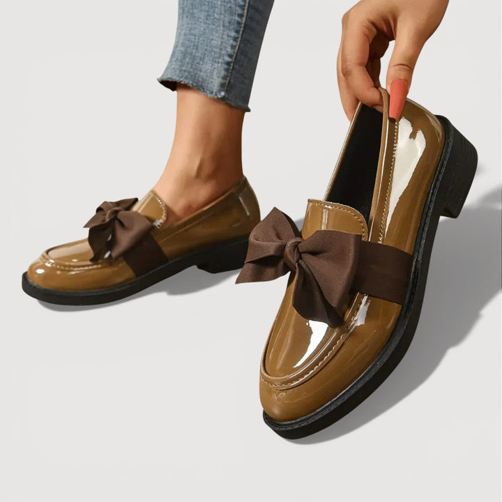 MAERYL - BOW DETAIL LOAFERS
