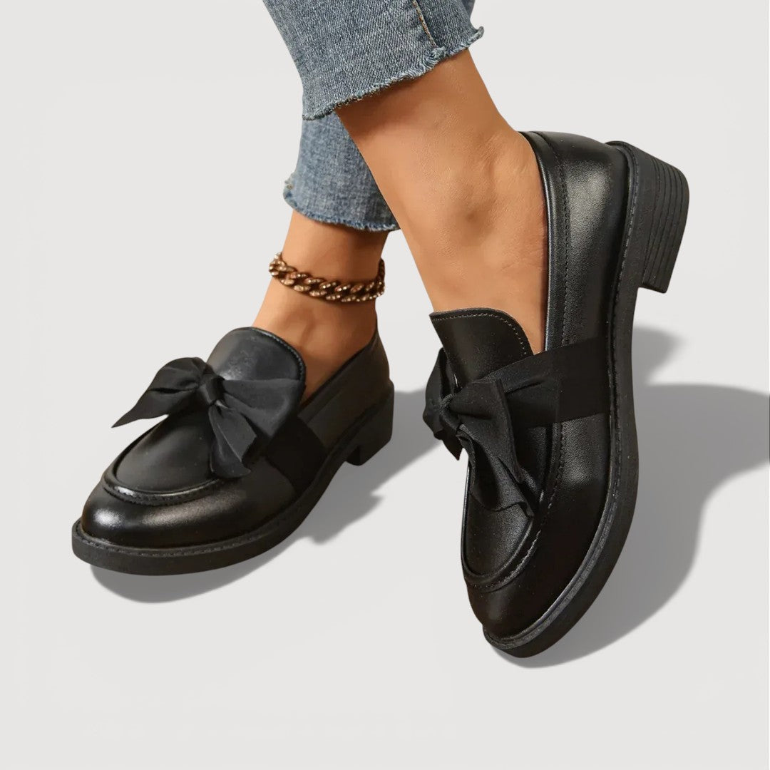 MAERYL - BOW DETAIL LOAFERS