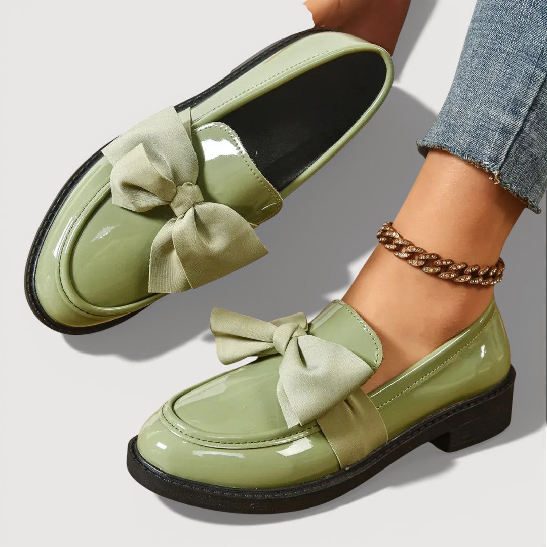 MAERYL - BOW DETAIL LOAFERS