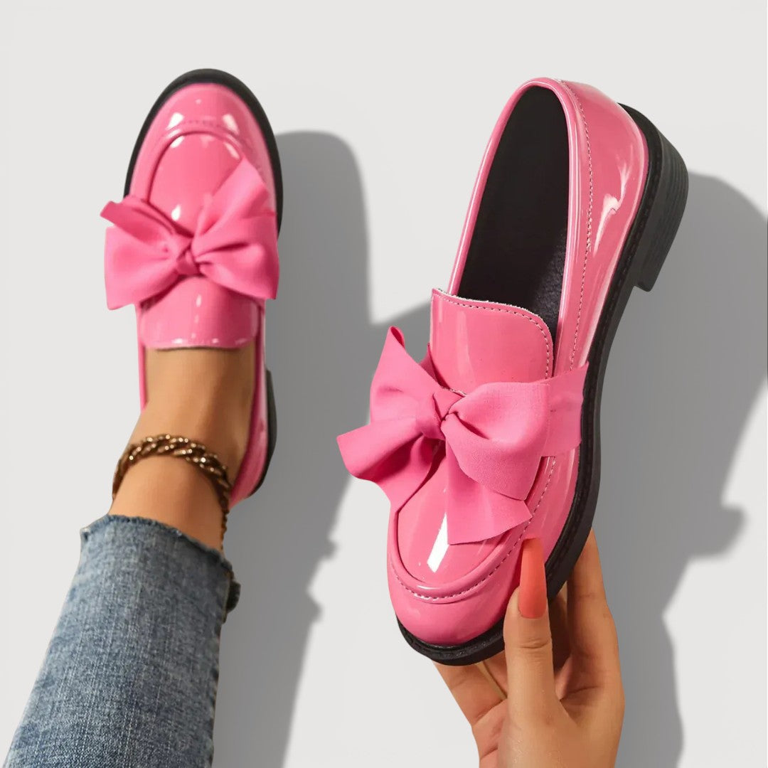MAERYL - BOW DETAIL LOAFERS