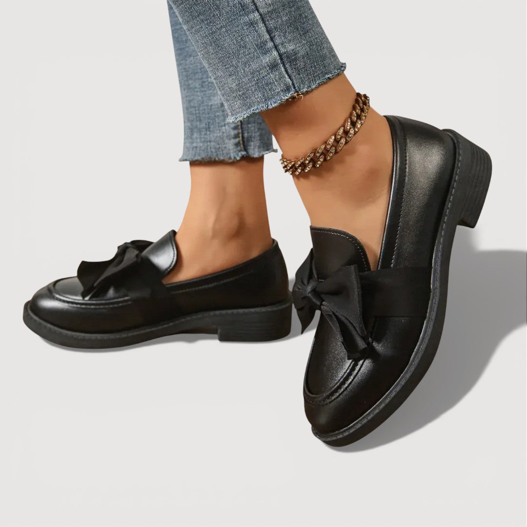 MAERYL - BOW DETAIL LOAFERS