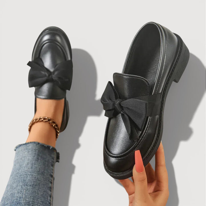 MAERYL - BOW DETAIL LOAFERS