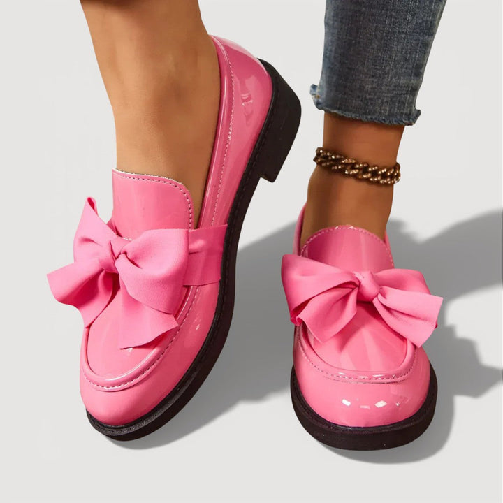 MAERYL - BOW DETAIL LOAFERS