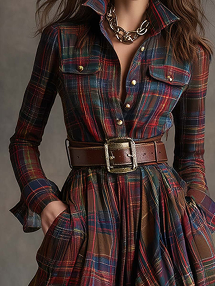 Harriet - Belted Shirt Dress