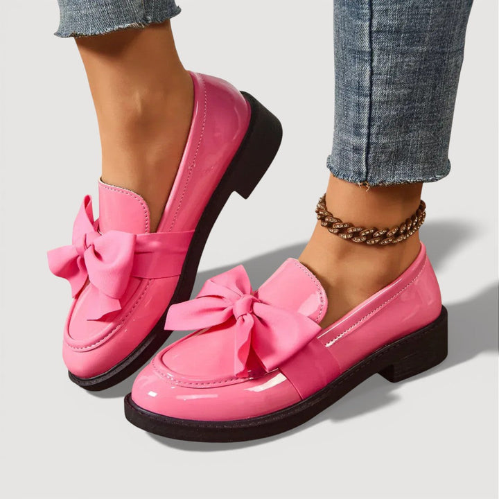 MAERYL - BOW DETAIL LOAFERS