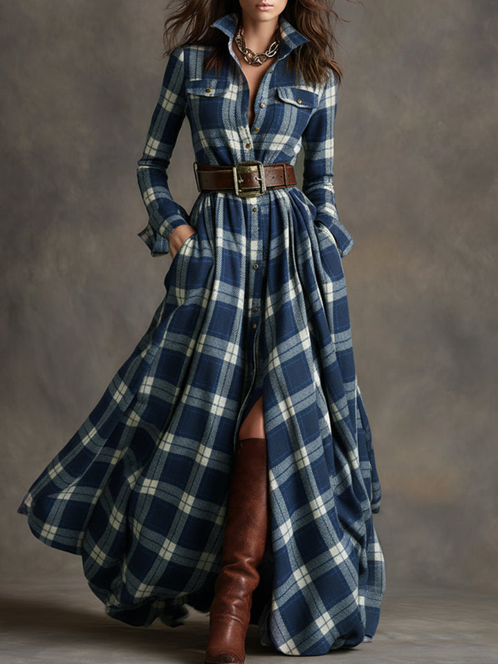 Harriet - Belted Shirt Dress