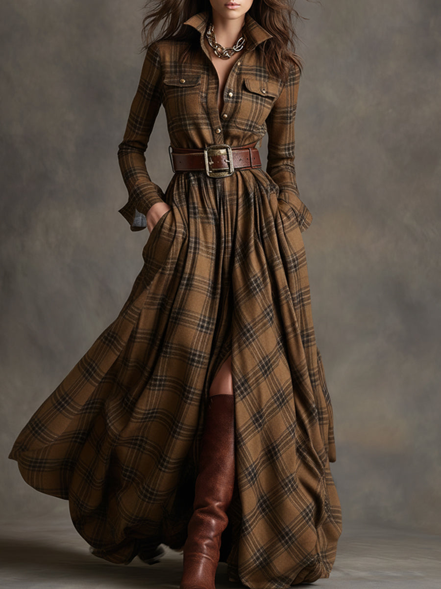Harriet - Belted Shirt Dress