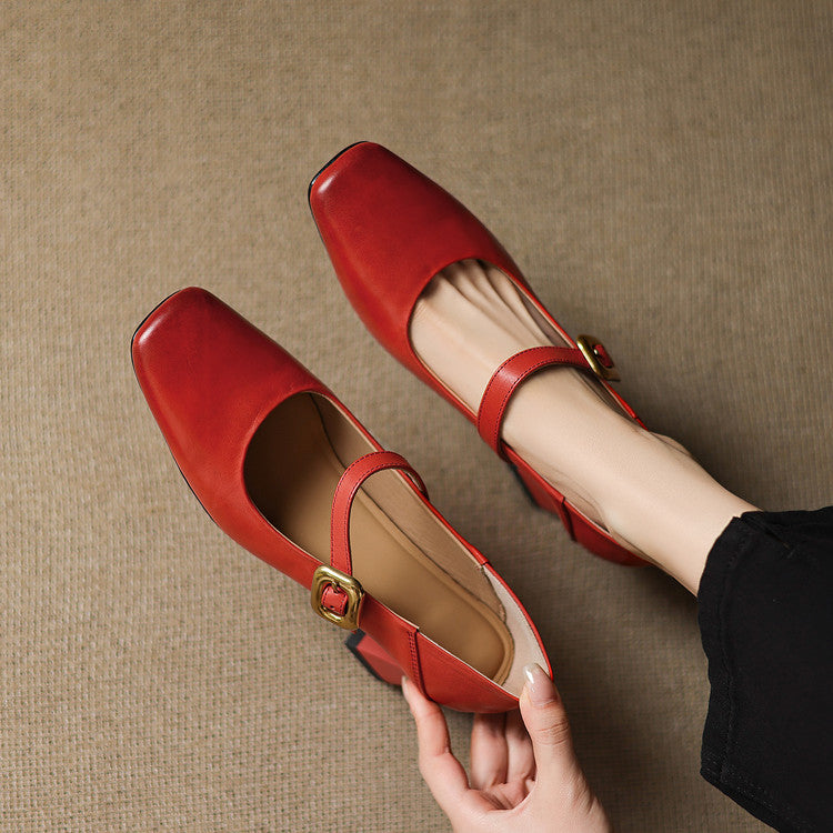 Roselyn Block Heels