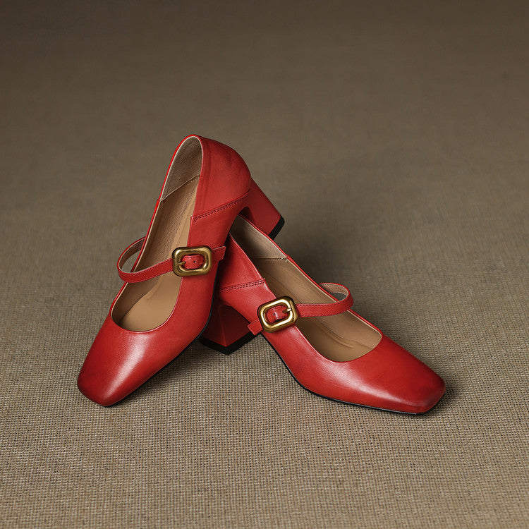 Roselyn Block Heels