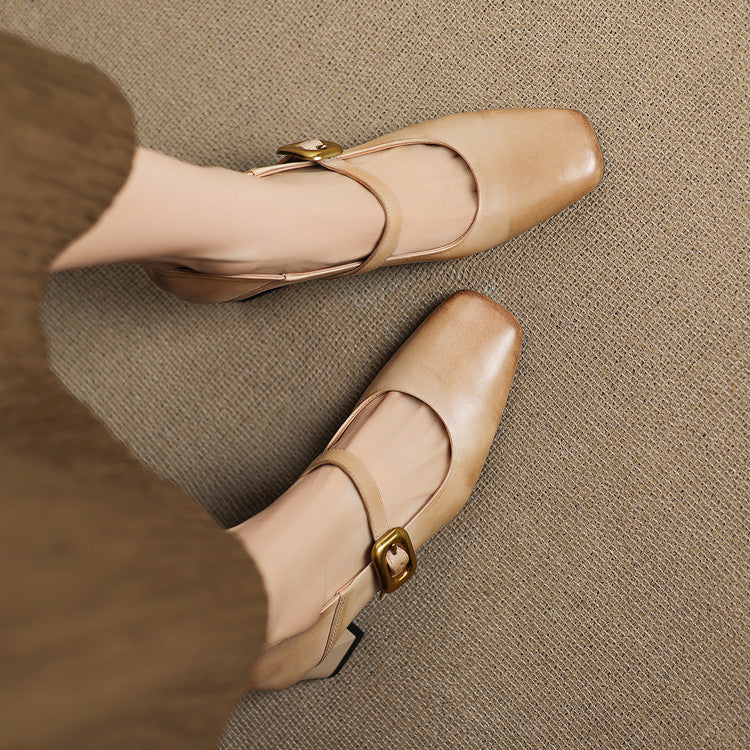 Roselyn Block Heels