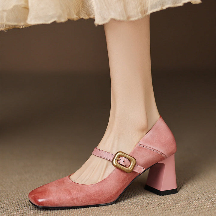 Roselyn Block Heels