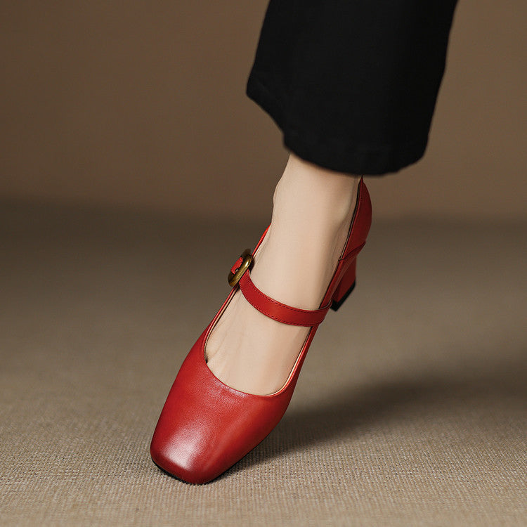 Roselyn Block Heels