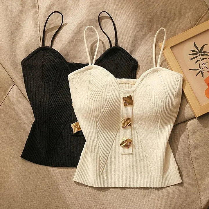 Downtown KNIT CROP TOP