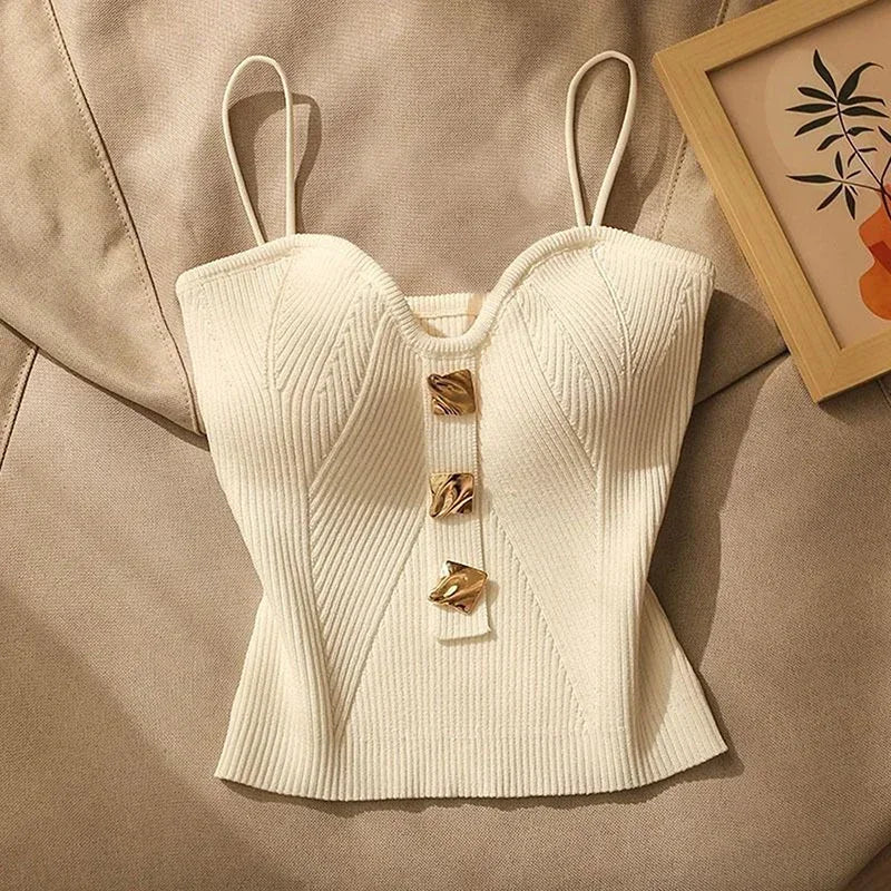 Downtown KNIT CROP TOP