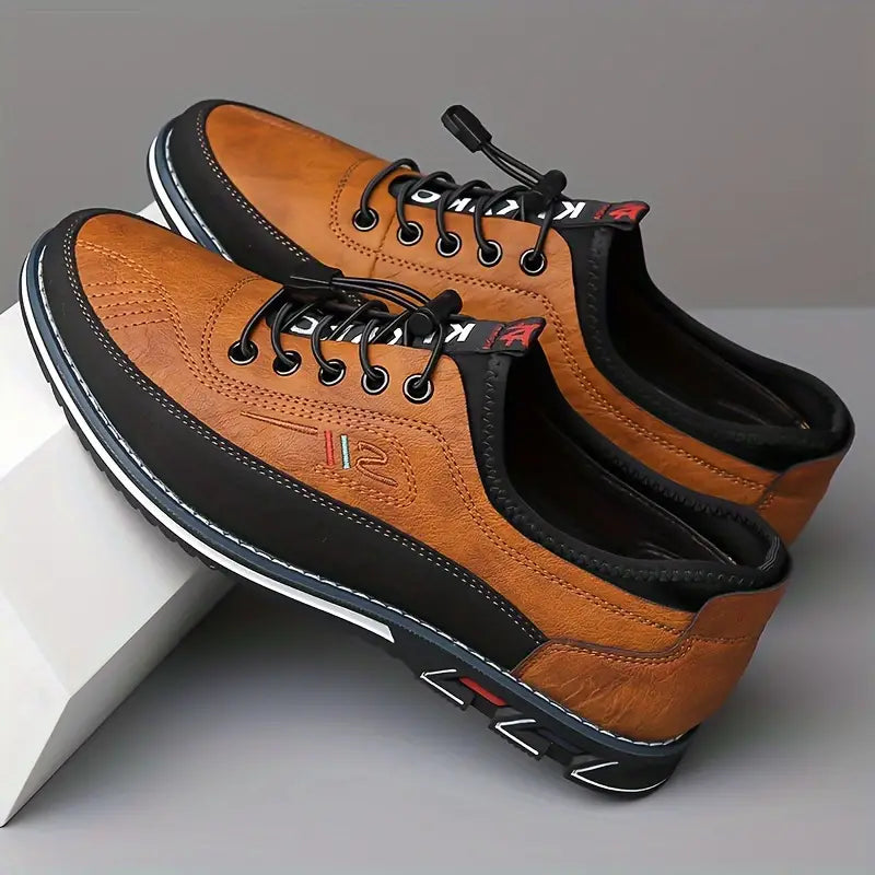 Edward | Premium Leather Style Oxford Shoes