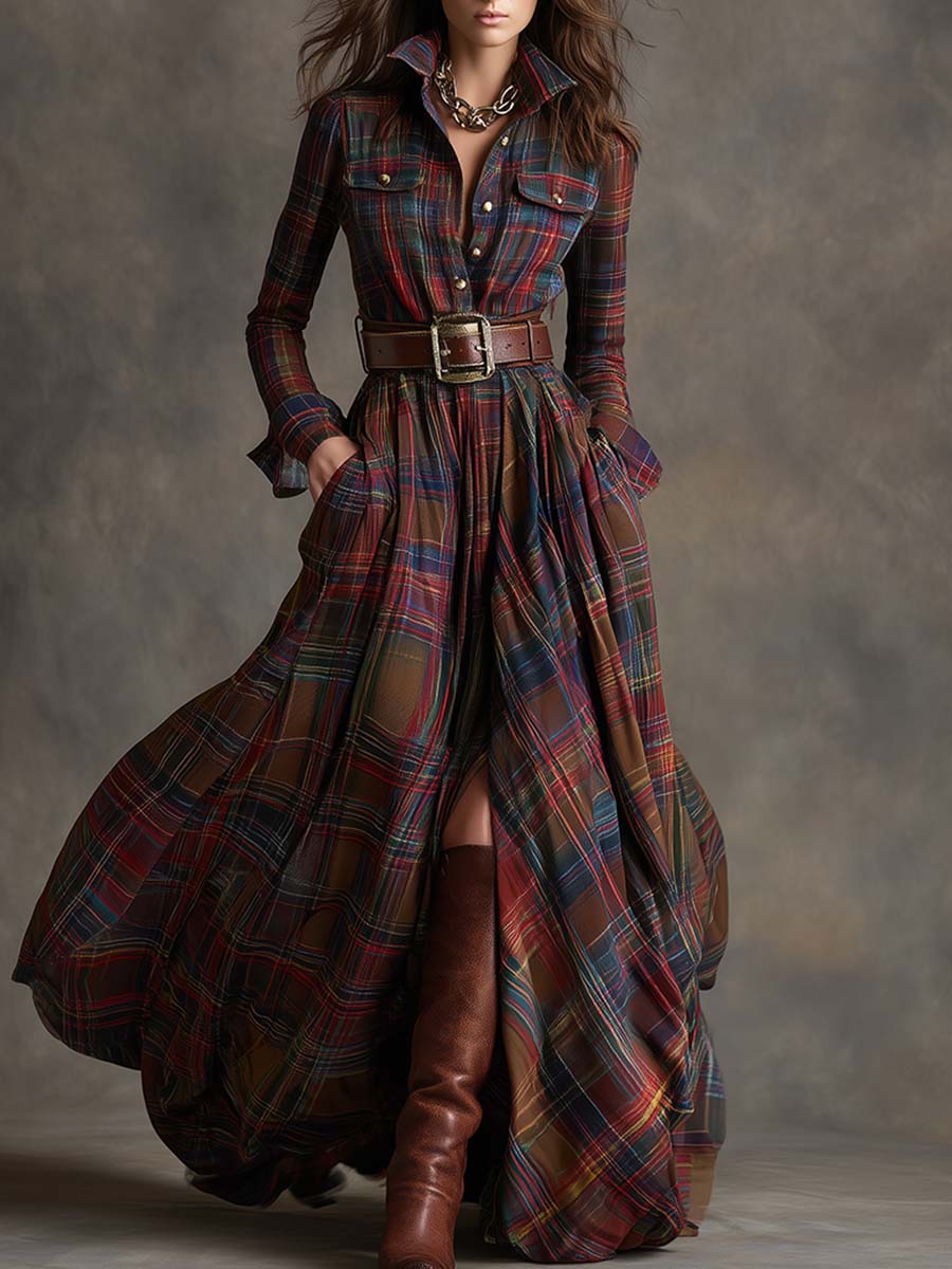Harriet - Belted Shirt Dress