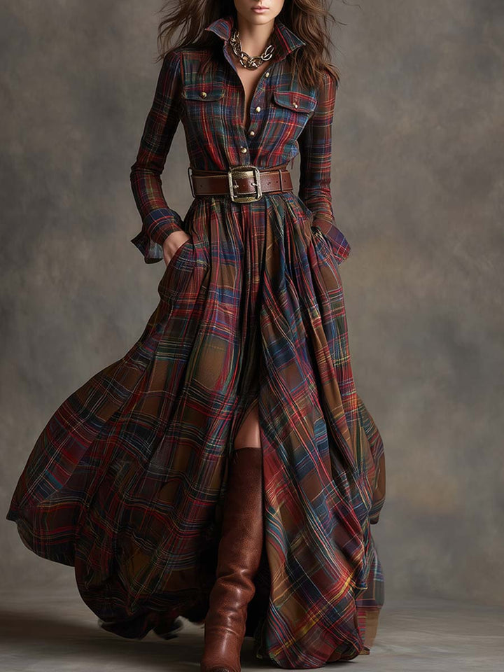 Harriet - Belted Shirt Dress