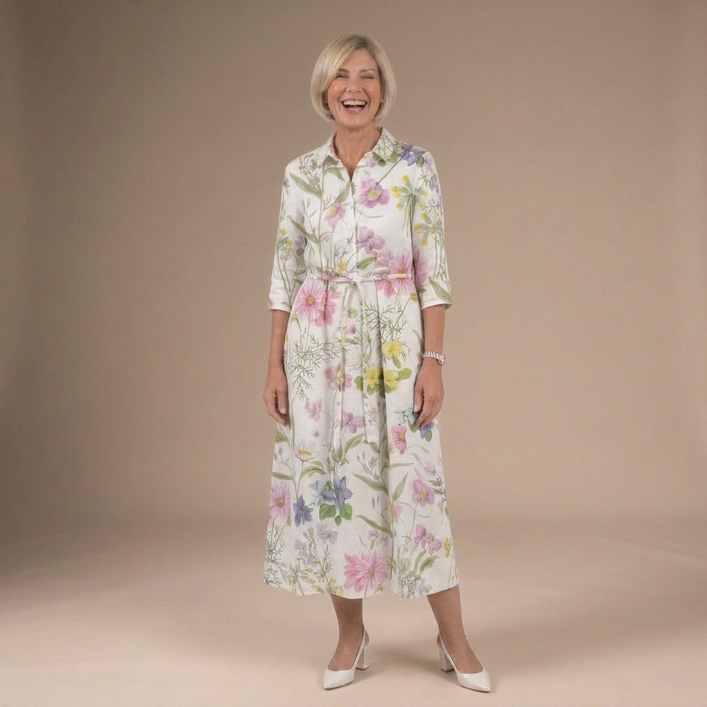 Dahlia Dress | A-Line Floral Dress