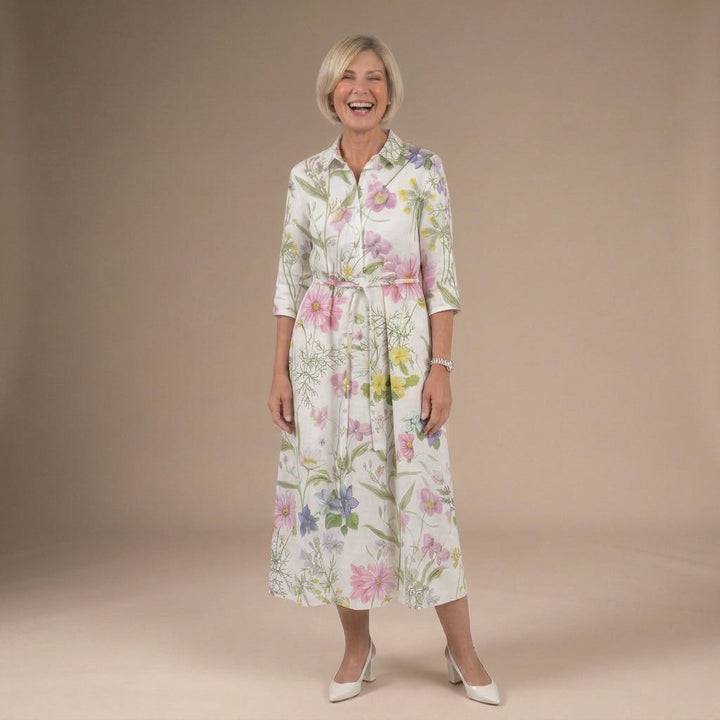 Dahlia Dress | A-Line Floral Dress