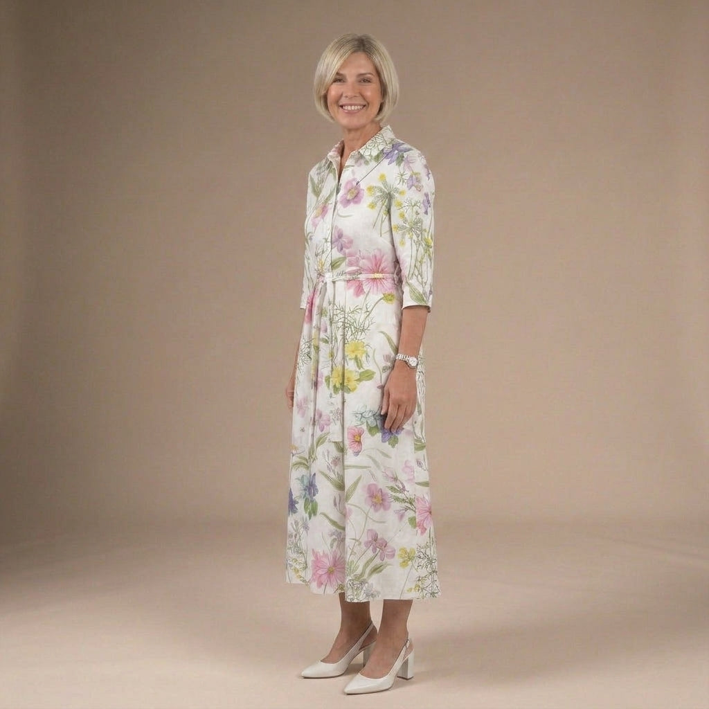 Dahlia Dress | A-Line Floral Dress