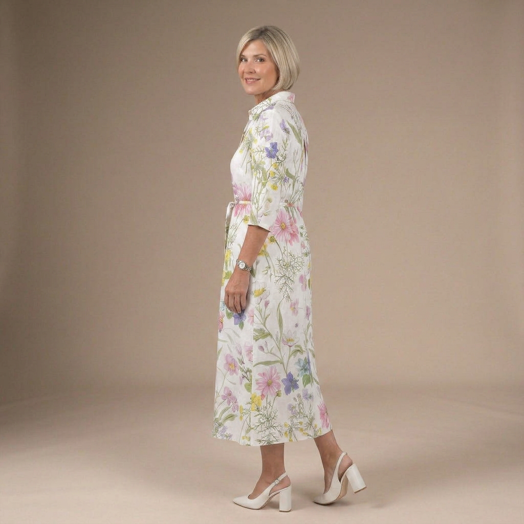 Dahlia Dress | A-Line Floral Dress