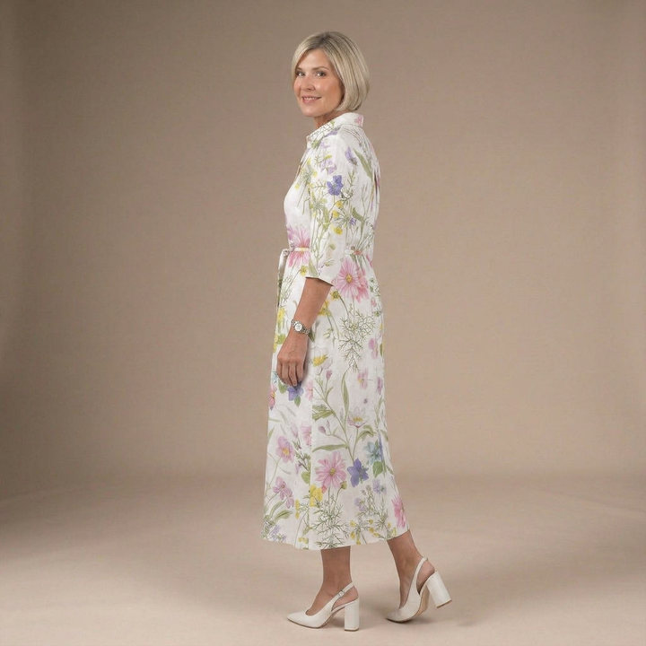 Dahlia Dress | A-Line Floral Dress