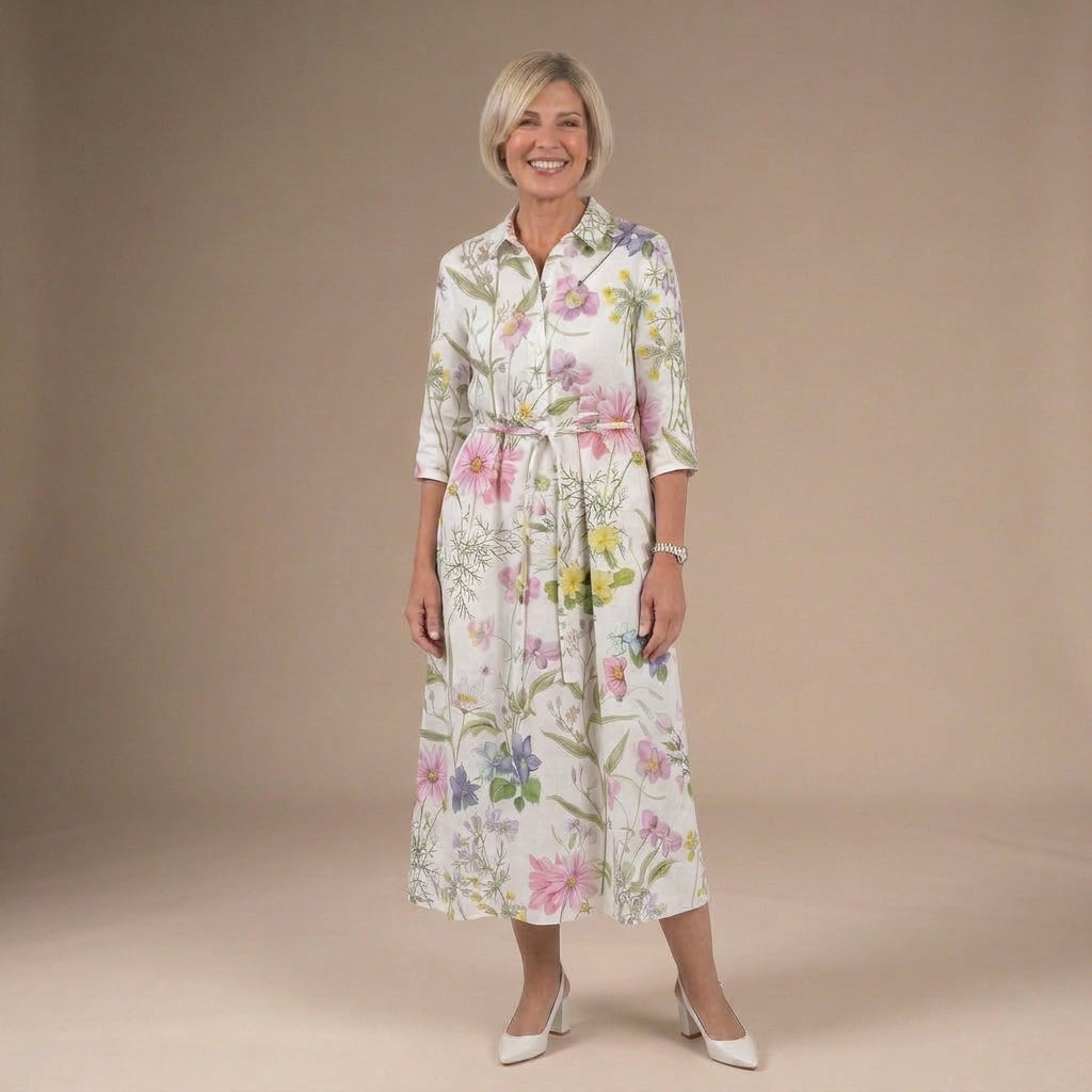 Dahlia Dress | A-Line Floral Dress