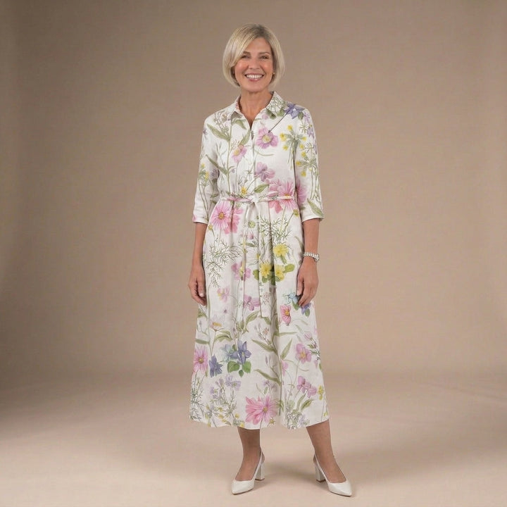 Dahlia Dress | A-Line Floral Dress