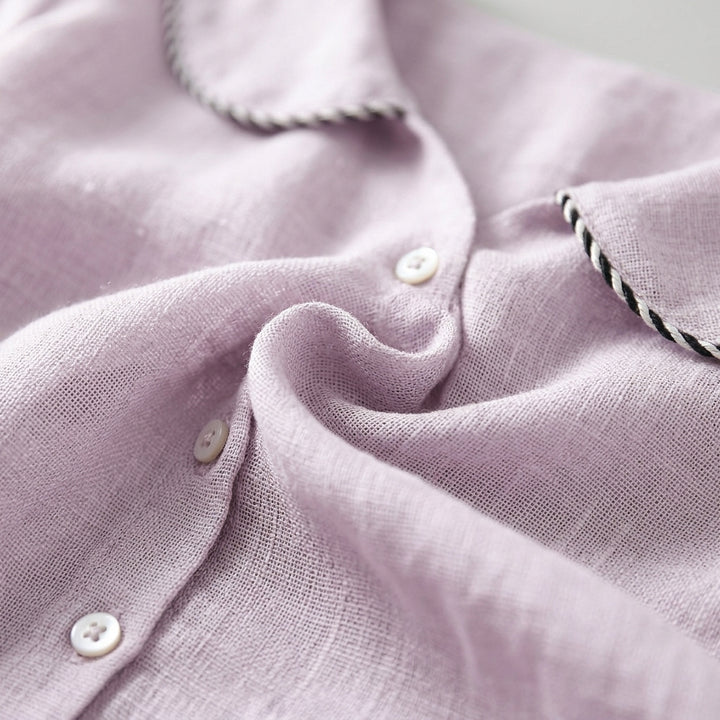 Isla Dress | Elegant Cotton Linen Mid Sleeve Dress