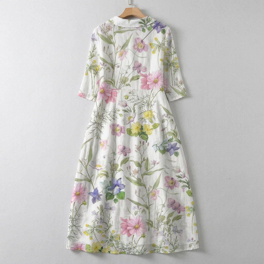 Dahlia Dress | A-Line Floral Dress