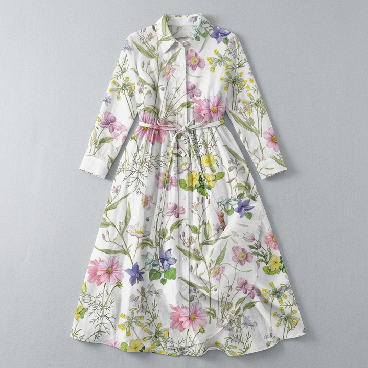 Dahlia Dress | A-Line Floral Dress
