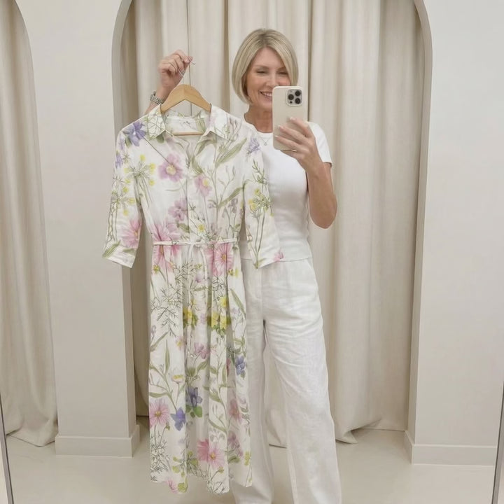 Dahlia Dress | A-Line Floral Dress